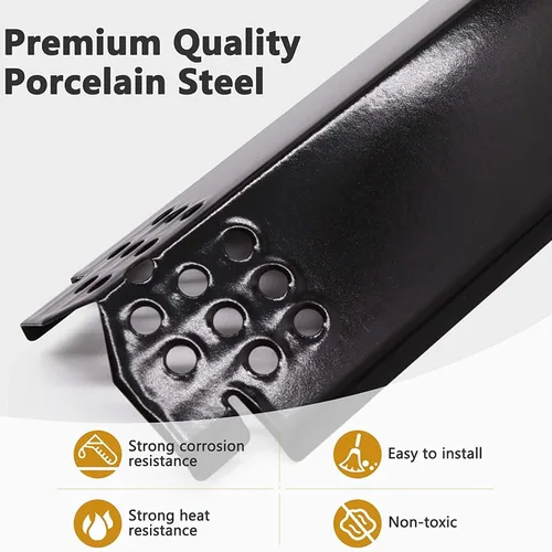 Vista 5 de Hiorucet Piezas de repuesto para parrilla Nexgrill 2 Burner 720-0864, 720-0864M. Reemplazo de placas de calor y quemadores para parrilla Nexgrill
