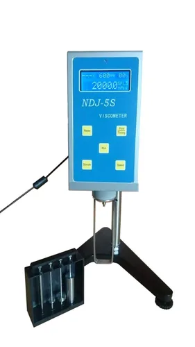 Vista 4 de Medidor de viscosidad rotacional con rango de medición de 20 a 100000 mPa, precisión del 1% para el comprobador de pintura de grasa