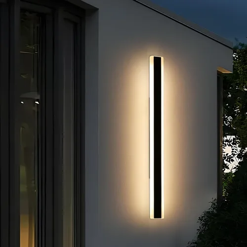 Vista 36 de Luces de Pared Modernas para Exterior de Casa, Apliques de Pared al Aire Libre de 23.6 Pulgadas, 3 Luces Color 3000K/4500K/6000K, Resistente al Agua