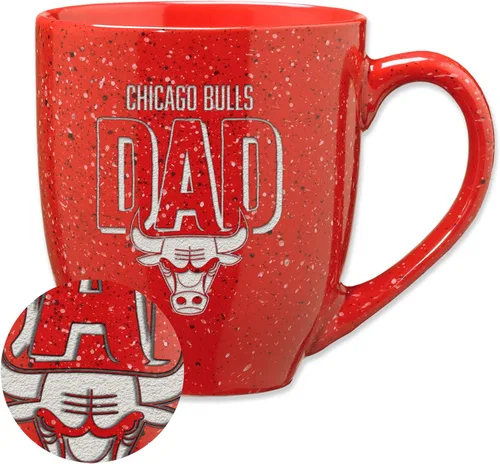 Vista 106 de Rico Industries NBA 16 oz Team Color Laser Engraved Speckled Ceramic Coffee Mug 3-Color del