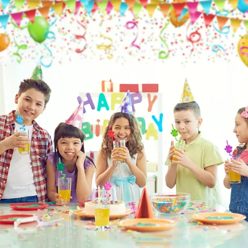 Vista 7 de Suministros para fiesta de cumpleaños de 24 patas, pajitas para beber con 2 popotes, cepillo de limpieza de patrulla para mascotas, perros