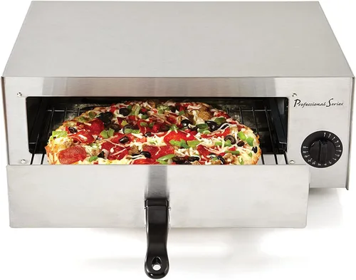 Vista 4 de Professional Series PS75891 - Horno de pizza y horno de aperitivos congelados, acero inoxidable