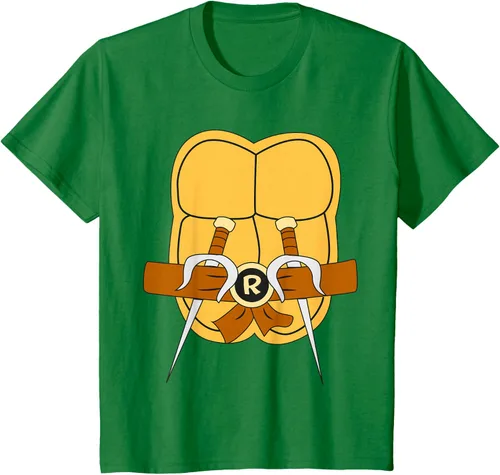 Vista 3 de Mademark x Teenage Mutant Ninja Turtles - Camiseta de disfraz de Raphael Easy Halloween Negro