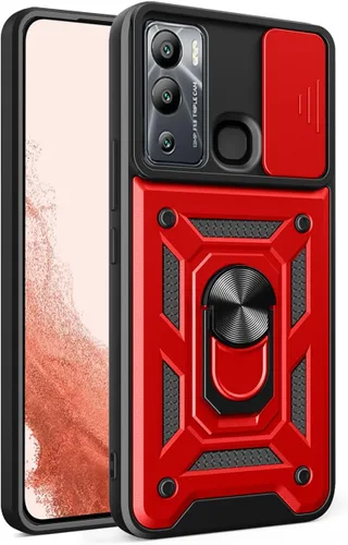 Vista 33 de Compatible con Tecno Pova Neo 2 Bracket Shell, con cubierta deslizante para lente de cámara compatible con Tecno Pova Neo 2 LG6n Case Negro