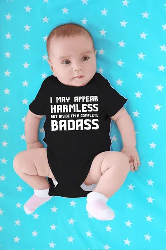 Vista 12 de CBTwear I May Appear Harmless - Ropa de bebé - Divertidos trajes para recién nacidos para niños y niñas