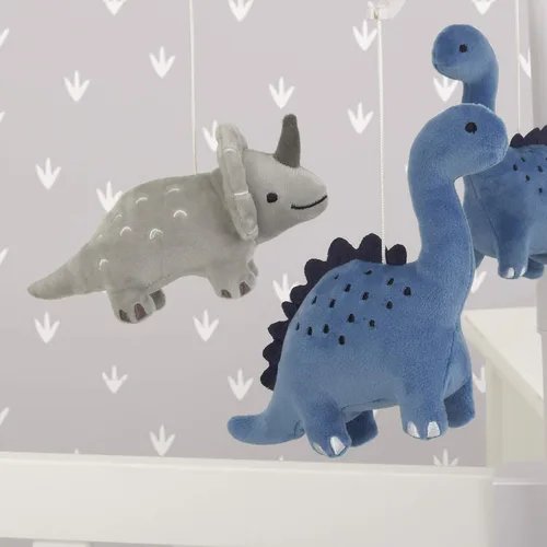 Vista 3 de Carter's Dino Adventure Móvil musical gris y azul