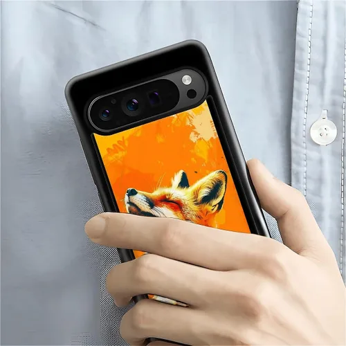 Vista 1913 de Compatible con Google Pixel 4A 5G Mobile Case Creative Acrylic Panel trasero Silicona Protección Grip especialmente diseñado para Google Pixel 4A 5G