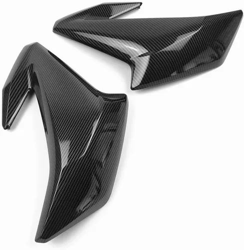 Vista 2 de GLoyer Motorcycle Windshield Unpainted Motorcycle Front Gas Tank Side Trim Insert Cover Panel Fairing Cowl Compatible with Kawasaki Z900 2017 2018