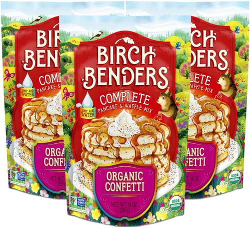 Vista 14 de Birch Benders Mezcla para panqueques y waffles con suero de leche, bolsa de 16 onzas