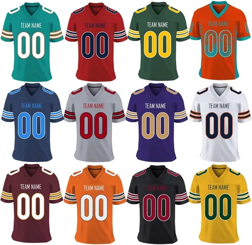 Vista 4 de Camiseta de fútbol personalizada con nombre de equipo, número de equipo, camiseta de fútbol personalizada para hombres, jóvenes, mujeres, niños