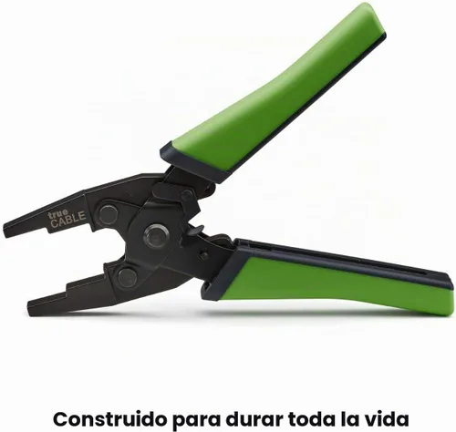 Vista 4 de trueCABLE Alicates de crimpado paralelo, conector Keystone sin herramientas y herramienta de cierre de enchufe de terminación de campo, trueCLOSE