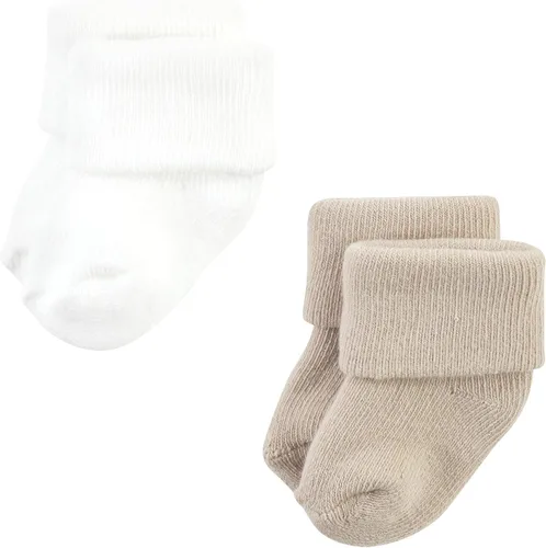 Vista 6 de Hudson Baby - Calcetines de algodón para recién nacidos y Terry para bebé niña