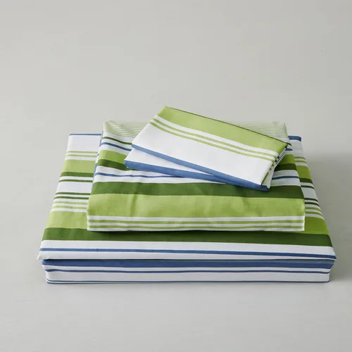 Vista 5 de Swanson Beddings Juego de sábanas Serene 100% algodón: sábana bajera, sábana encimera y una funda de almohada a juego (tamaño individual)