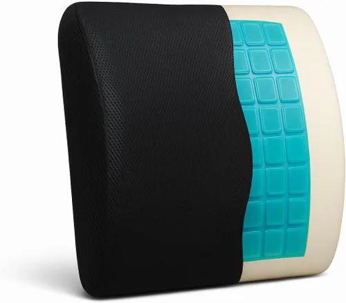 Vista 2 de Cojín de asiento para ciática, coxis, coxis, dolor de espalda y soporte lumbar, paquete combinado de cojín mejorado