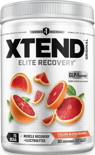 Vista 27 de Xtend Polvo Original BCAA, 7g de BCAAs y 2.5g de L-Glutamina para la Recuperación Muscular, Hidratación y Músculo Delgado, Bebida Sin Azúcar