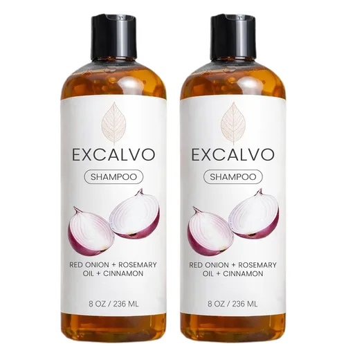 Vista 8 de Champú, champú de cebolla para el crecimiento del cabello, con aceite de romero, cebolla roja, canela, previene eficazmente la pérdida de cabello