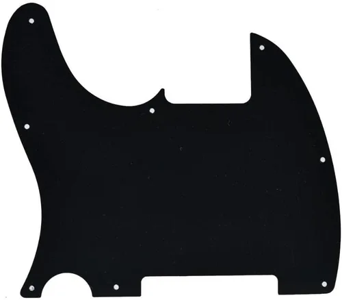 Vista 3 de KAISH Golpeador de 8 agujeros, liso, para guitarra Telecaster Esquire, perla de abulón