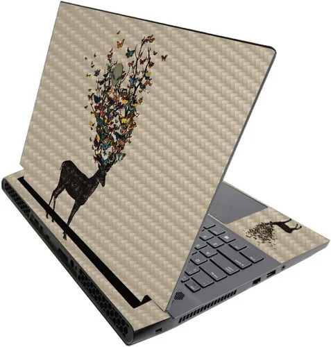 Vista 291 de MightySkins - Skin brillante con purpurina para Alienware M17 R3 (2020) y M17 R4 (2021) - Diversión de los años 90 Acabado duradero con purpurina