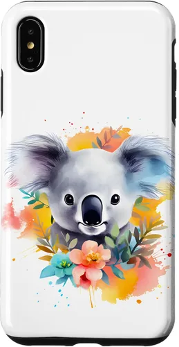 Vista 11 de Funda Koala con flores de eucalipto para iPhone 17