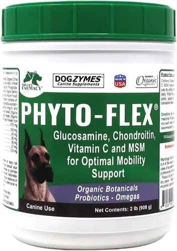 Vista 10 de Dogzymes Phyto Flex - Glucosamina, condroitina, MSM y ácido hialurónico... (8 onzas)