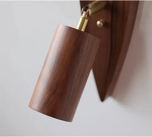 Vista 3 de Wall Lamp TV Background Wall Retro Adjustable Bar Corridor Aisle Decoration Feature Bedside Wall Lamp Reading Lamp Wall Lamp for Bedroom(A)