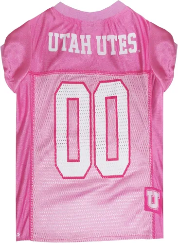 Vista 8 de Pets First Camiseta de la NCAA para perros y gatos, camiseta rosa de California Golden Bears, talla XS. Lindo traje rosa para mascotas