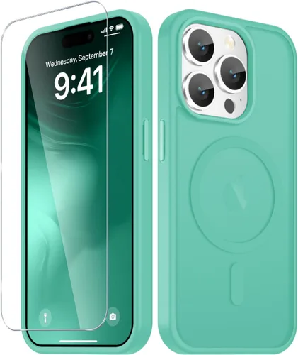 Vista 753 de Funda para Google Pixel 10 Pro XL, cubierta magnética mate, color negro Fit for MagSafe, Screen Protector included, Shockproof Military Grade