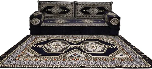 Vista 74 de arabicsofa Sofá de piso árabe Jalsa - Sofá tradicional hecho a mano para sala de estar