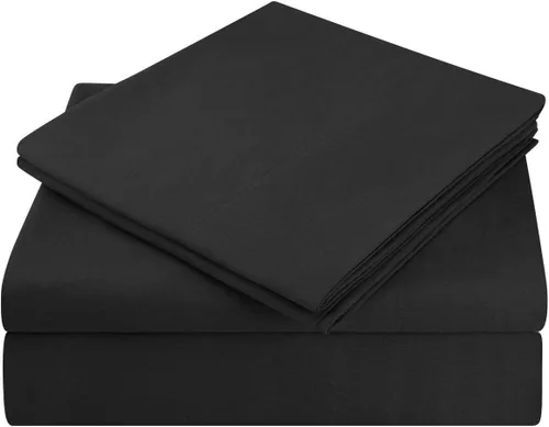 Vista 4 de Juego de sábanas de 6 piezas – Juego de sábanas de algodón Supima real de 500 hilos de 6 piezas para bolsillo profundo de hasta 15-18 pulgadas