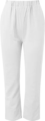 Vista 3 de HJYUZP Joggers for Women Women High Waisted Wide Leg Pants Fashion Drawstring Elastic Trousers Comfy Pants for Women