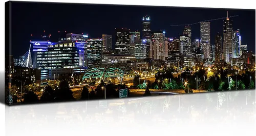 Vista 16 de Arte de Pared de Arizona para Oficina Decoración Negro y Blanco Imágenes de Paisaje Urbano de Tucson para Dormitorio Impresiones en Lienzo