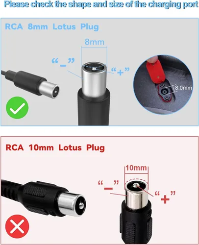 Vista 3 de Adaptador de cargador UL 42V compatible con XIAOMI MI M365, M365 Pro, 1S, Pro, Pro2, Essential Scooter