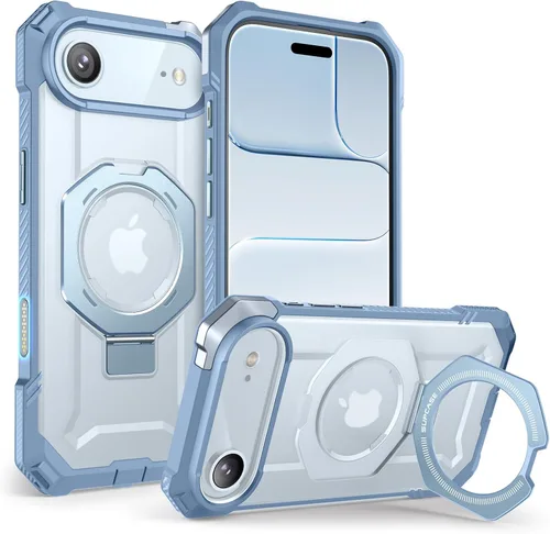 Vista 11 de SUPCASE - Funda para iPhone 17 Pro Max con soporte (agarre de escarabajo de unicornio), cubierta de control de cámara, compatible con MagSafe