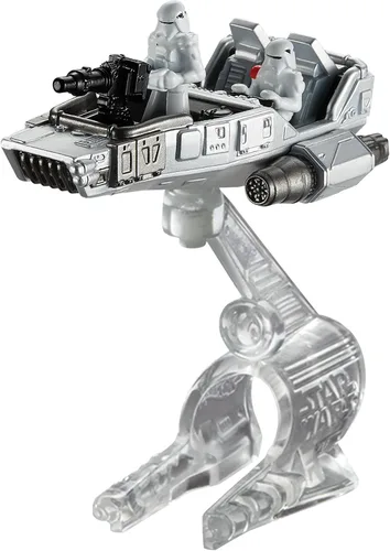 Vista 2 de Hot Wheels, Star Wars - Vehículo fundido a presión Snowspeeder de primera orden