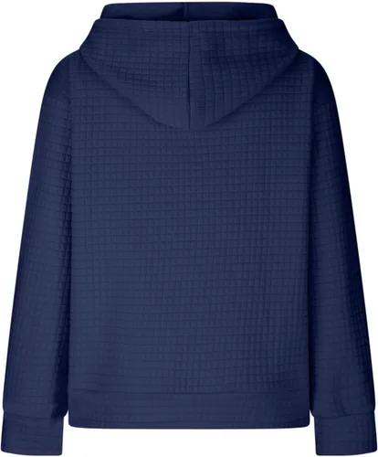 Vista 5 de Sudadera para mujer, moderna, de manga larga, con cordón, cómoda, con bolsillo