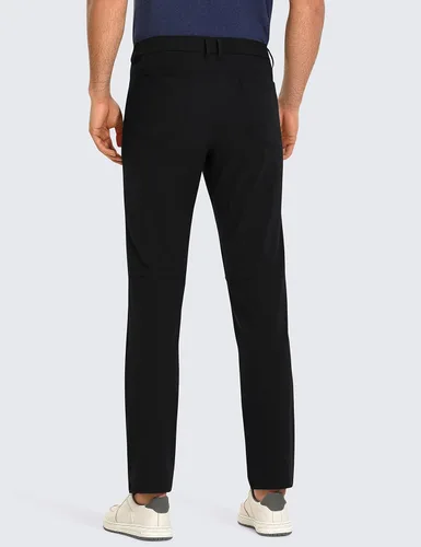 Vista 2 de CRZ YOGA Pantalones de golf cómodos para todo el día para hombre con 5 bolsillos, 303234 pulgadas, de secado rápido, ligeros, casuales, para trabajo
