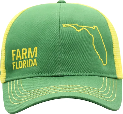 Vista 46 de John Deere Gorra de béisbol con logotipo y malla trasera con contraste, para hombre