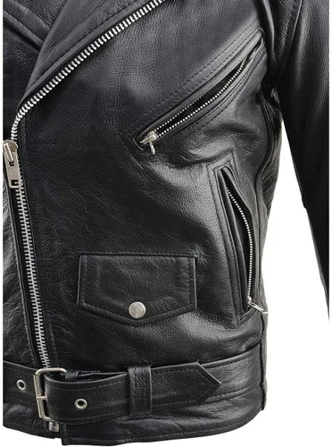 Vista 7 de Milwaukee cuero para hombre motocicleta