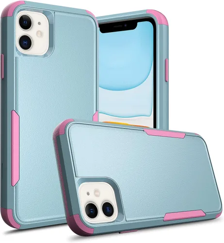 Vista 12 de Compatible con Apple iPhone 11, funda resistente con funda protectora a prueba de golpes para iPhone 11
