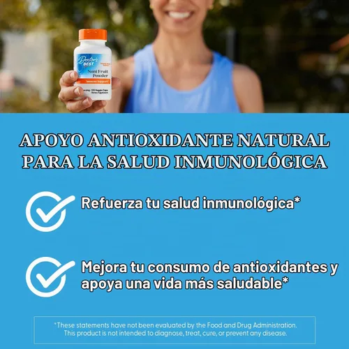 Vista 6 de Doctor's Best Concentrado de Noni (650 mg), 120 cápsulas vegetales
