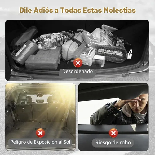 Vista 8 de Powerty - Funda de carga para accesorios Volvo XC90 2016-2025, lona