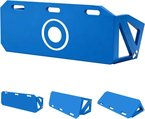 Vista 9 de 3-Angle Soccer Rebounder Board, Portable Wall for Passing, Shooting Negro 32"x12