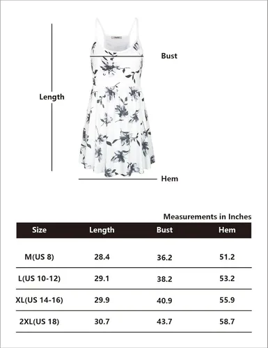 Vista 3 de Hibelle - Vestido de tirantes para mujer, estilo casual, con cintura imperial, ropa de verano, sin mangas