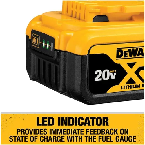 Vista 4 de DEWALT Kit de inicio de batería de iones de litio de 20 V máx. y cargador de 5 Ah (DCB205C)