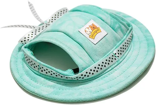 Vista 11 de Leconpet Sombrero de princesa para mascotas, gorras para perro con correa para el cuello, ajustables y cómodos agujeros para las orejas para perros