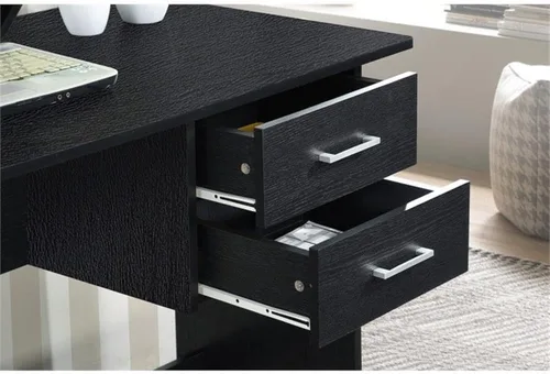 Vista 7 de Hodedah Importar HI425 Mesa de escritura de importación negra
