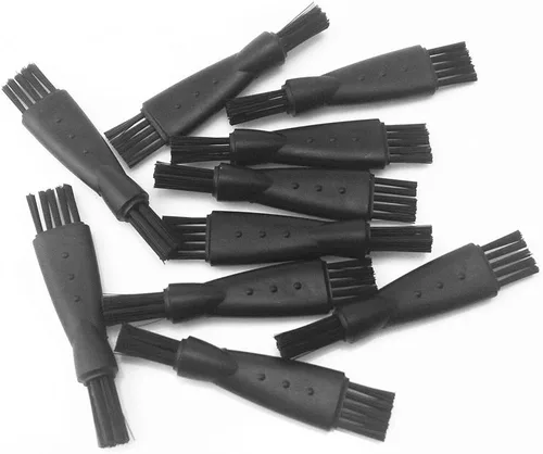 Vista 3 de yueton Cepillos de limpieza de afeitadora eléctrica de doble extremo de repuesto 10pcs
