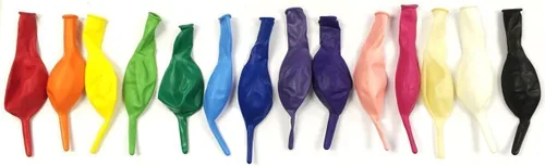 Vista 3 de Link-o-Loon - Globos de látex con aguja, 12 pulgadas, color negro (juego de 30)