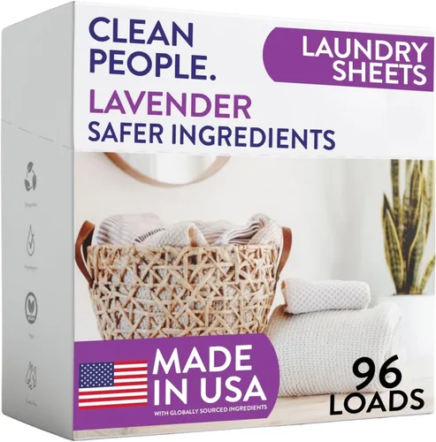 Vista 8 de The Clean People Hojas de detergente para ropa – Jabón de lavandería – Ultra concentrado, embalaje reciclable, combate las manchas – Mañana