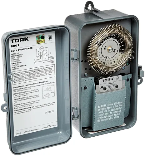Vista 2 de NSI - 8001-N TORK una marca de NSI Industries, LLC serie 8000 Muchas operaciones diarias de encendido/apagado por día ciclo de trabajo 24 horas